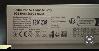 Tablet Xiaomi Redmi Pad SE 8/256 - 5