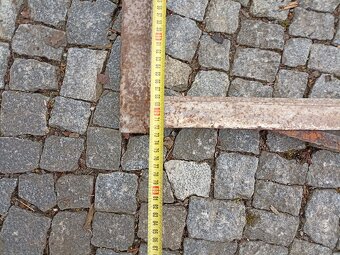 2 ks industriální, kovová okna - 5