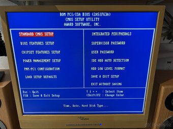 Funkční retro AT deska + CPU INTEL100 + 16MB RAM - 5