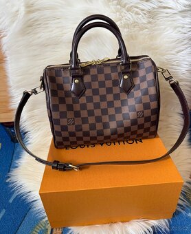 Lv Speedy Bandouliere Damier Ebene 25 - 5