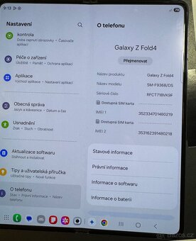 Samsung Galaxy Z Fold 4 256gb Ram 12gb s kabelem original po - 5