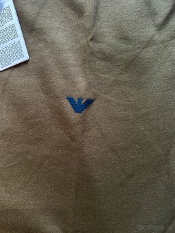 Emporio Armani green-brown t-shirt - 5
