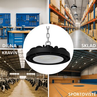 LED průmyslové závěsné svítidlo- REFLEKTOR- HIGH BAY- 83 W - 5