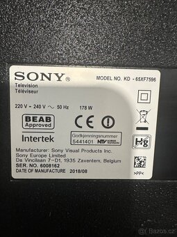 Televize Sony Bravia KD-65XF7596 – 65" 4K UHD Smart TV - 5