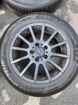 Alu kola Europe, 5x112, zimní pneu, 205/60 R16 - 5