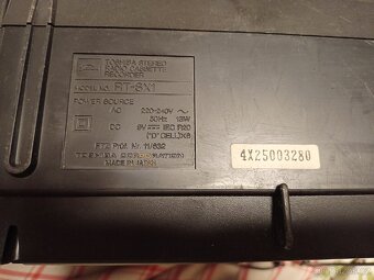 Toshiba RTSX1 radiomagnetofon retro kazeťák - 5
