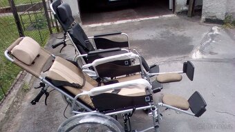 INVALIDNÍ VOZÍK-43 nebo 46 CM,POLOHOVACÍ 90°-ZASÍLÁM PO ČR - 5