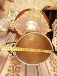 Starožitný stříbrný Vítězný pohár s roku 1931, 35 cm vysoký. - 5