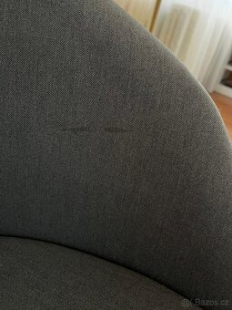 židle IKEA SKRUVSTA – šedá (Vissle) - 5