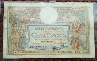 100 franků 1937. Francie. - 5