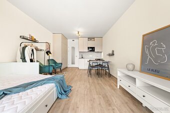 Pronájem zařizeného bytu 1+kk 35 m² s balkonem - 5