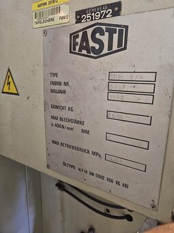 FASTI 509 - 12/4 - nůžky tabulové hydraulické - 5