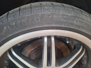 4x originální alu kola Ford 5x108 – 2x nové pneu (DOT 3723) - 5