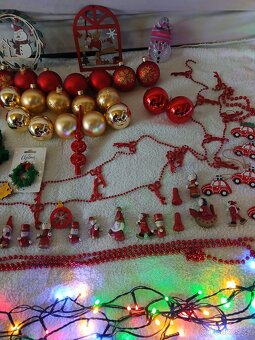 Vánoční ozdoby s osvětlením dle fotek - 5