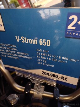 Suzuki V Strom 650 XT 2025- Nové moto-Záruka 4 roky - 5