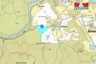 Prodej pole, 81164 m², Šemnice - Sedlečko - 5