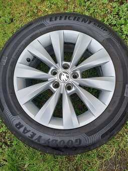 Alu kola 5x100 originál Škoda Kamiq 205/60 R16 - 5