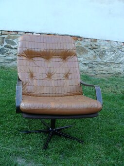 Kožené Vintage křeslo - 5