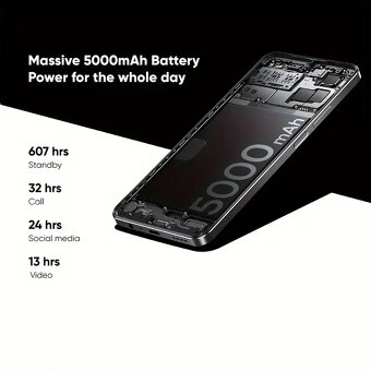 Nový černý Realme Note 50 3GB+64GB - 5