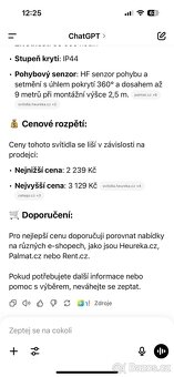 Svítidlo LED nástěnné se senzorem - 5