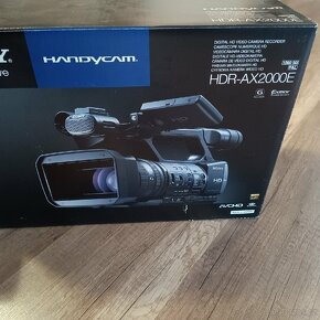 Sony kamera HDR AX 2000E TOP - 5
