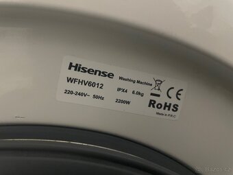 Pračka Hisense 6 kg - 5