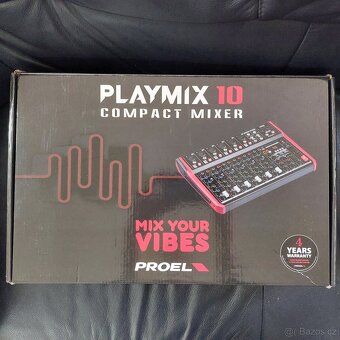 Analogový mixpult PROEL PLAYMIX10, DOKLAD, ZÁRUKA, ZÁNOVNÍ - 5