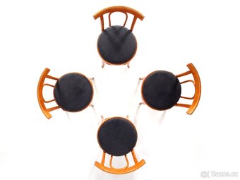 LEVNÉ jídelní židle TON, 4 kusy. - 5