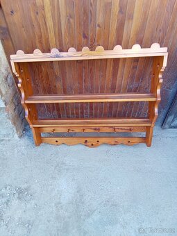 Velká dřevěná police - 5