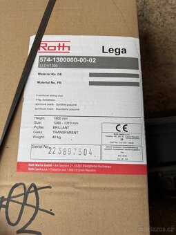 Komplet NOVÉ sprchové dveře se sprchovou vaničkou - 5