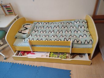 Dětská postel 160×80 cm se šuplíkem (bez matrace) - 5