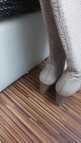 Dámské kožené kozačky Dapi - 5