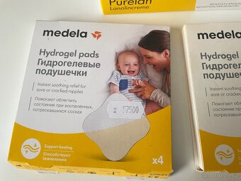 Medela Purelan - lanolinová mast + hydrogelové polštářky - 5