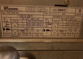 Svářečka Merkle tíg 300 dc + chladič - 5