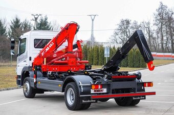 NOVÝ HÁKOVÝ NOSIČ KONTEJNERŮ HYDRAULICKÁ RUKA MERCEDES 12T - 5