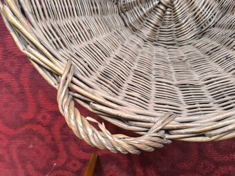 Proutěný koš na prádlo velký-retro - 5