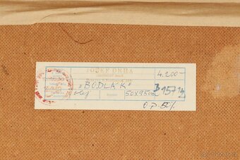 Josef Drha (J. D. Gruber) - Kytice bodláků - velký obraz - 5