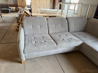 Rohová sedačka nastavitelné opěrky NOVÁ 2. jakost - 5