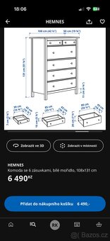Ikea hemnes komoda - 5