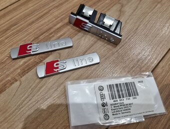 AUDI Sline napisy znak loga S line - 5