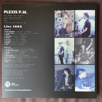 Plexis P.M. – Live 1985 vinyl vypredané nové limit 271 ks - 5