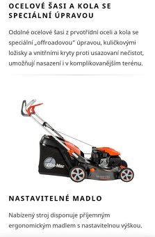 Prodám skoro zánovní sekačku benzínovou - 5