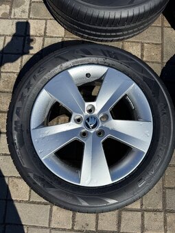 ORIGINÁL Alu Škoda NYOTA R16, 5x100 - ZÁNOVNÍ, LETNÍ - 5