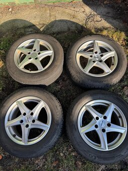 15“ Alu kola 5x112 zánovním pneu 195/65 r15 - 5