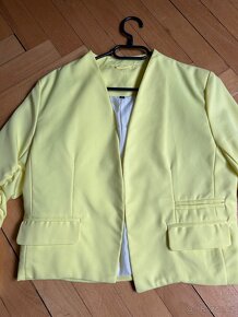 Dámske žlté sako - 5