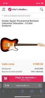 Elektrická kytara plus combo VOX - 5