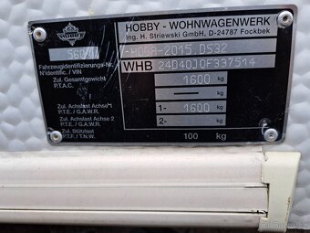 Obytný přívěs, karavan HOBBY exclusive 560 - 5