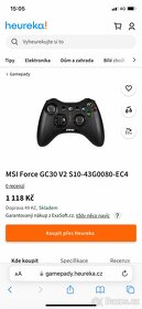 Prodam herni ovladac MSI GC30. - 5