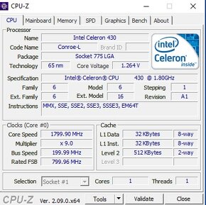 Procesory Intel pro patici LGA 775, cena od 50,-/kus - 5