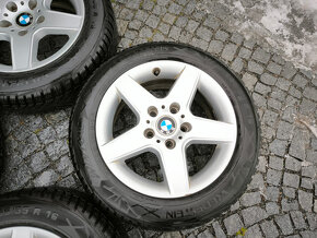 Litá kola 5x120 R16, zánovní zimní pneu 205/55/16 - 5